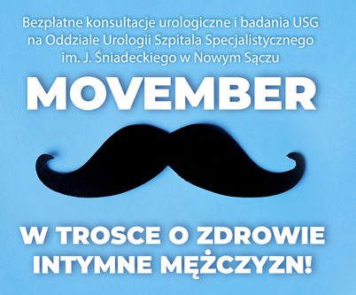 movember na oddziale urologii szpitala w nowym saczu